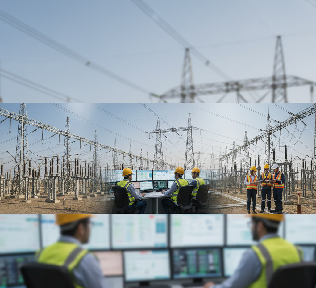 PhasorGrid project montage